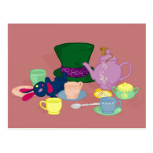 Mad Tea Party Postcard