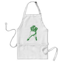 Mad Tweedle Dee Inked Green Apron