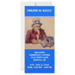 MAD UNCLE SAM TREASURY POLITICAL RALLY Rack Card rack cards