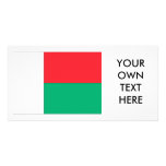 Madagascar Flag photo cards