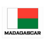 Madagascar Flag Post Card