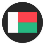Madagascar Flag stickers