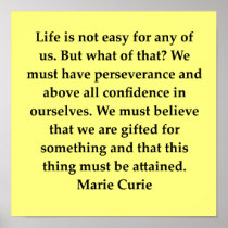 madam marie curie quote