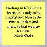 madam marie curie quote posters