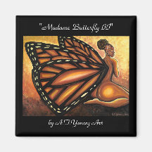 Madame Butterfly II Magnet