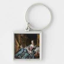 Madame de Pompadour, 1756 Keychain