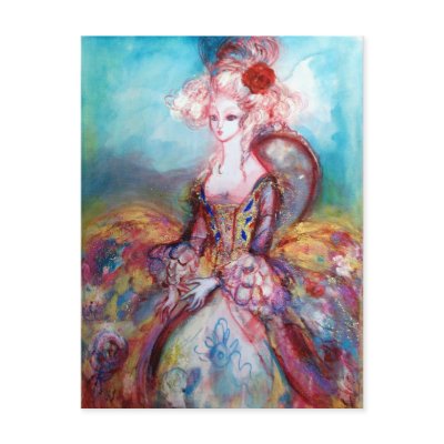 MADAME POMPADOUR POST CARD by bulgan_lumini