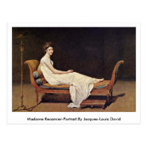 Madame Recamier-Portrait.By Jacques-Louis David postcards