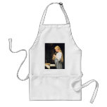 Mädchen die Haare flechtend Girl Braiding her Hair Aprons