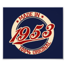 Made In 1953 Photo Art