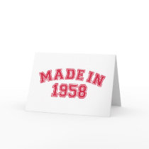 Made in 1958 greeting cards