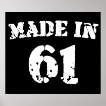 Made In 1961 Poster