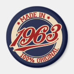 Made In 1963 Refrigerator Magnets