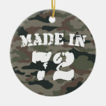 Made In 1972 Christmas Tree Ornaments