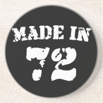 Made In 1972 Beverage Coaster