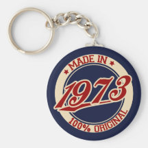 Made In 1973 Keychains