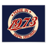 Made In 1973 Photograph