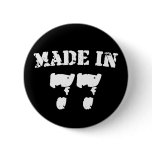 Made In 1977 buttons