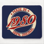 Made In 1980 Mouse Pad