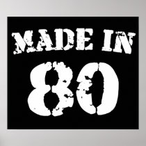 Made In 1980 Poster