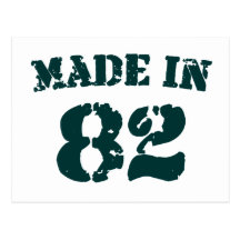 Made In 1982 Postcard