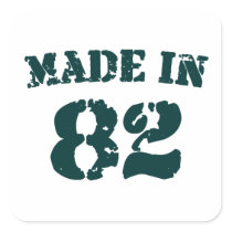 Made In 1982 Sticker