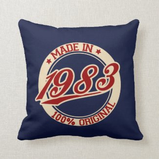 Made In 1983 Pillows