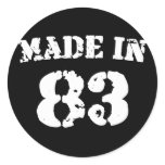 Made In 1983 stickers