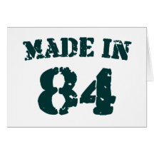 Made In 1984 Cards