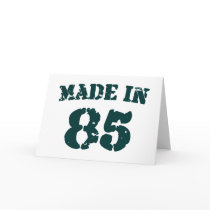 Made In 1985 Cards
