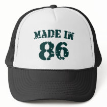 Made In 1986 Trucker Hat