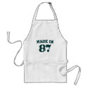 Made In 1987 aprons
