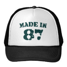 Made In 1987 Mesh Hats