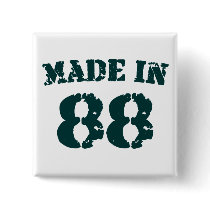 Made In 1988 Button