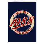 Made In 1988 Greeting Cards