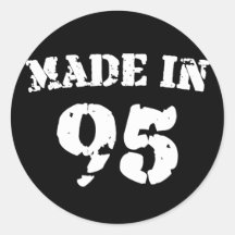 Made In 1995 Sticker