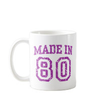 Made in 80 coffee mug