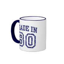 Made in 80 coffee mugs