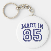 Made in 85 keychain