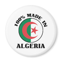 Made In Algeria Fridge Magnet