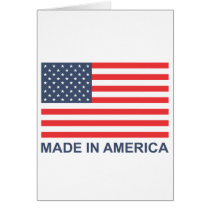 Made In America Greeting Card