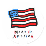 Made in American stickers