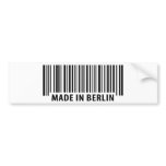 made in Berlin icon bumper stickers