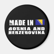 Made in Bosnia and Herzegovina Magnets