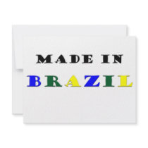 Made in Brazil Personalised Announcements