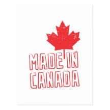 Made In Canada 2 Postcard