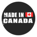 Made in Canada stickers