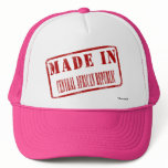 Made in Central African Republic hats