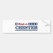 Made in Chester Bumper Stickers