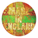 Made in England stickers